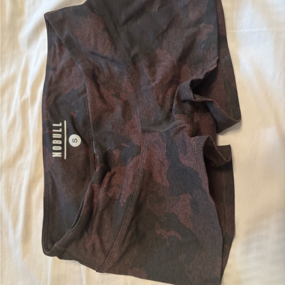 NOBULL Women's Athletic Shorts - Black and Brown